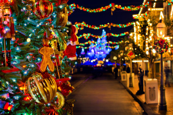 Картинка праздничные новогодние пейзажи диснейленд