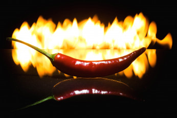 Картинка еда перец огонь чили