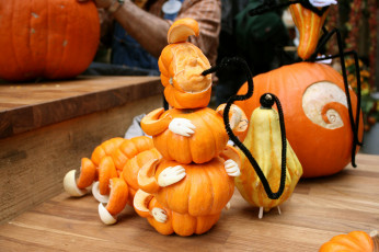 Картинка праздничные хэллоуин тыквы