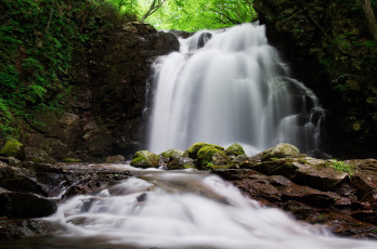 Картинка природа водопады поток вода