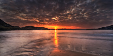 Картинка ireland природа восходы закаты закат ирландия бухта