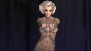 Картинка 3д графика people люди девушка