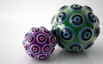 Картинка 3д графика шары