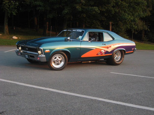 Обои картинки фото автомобили, hotrod, dragster, chevy