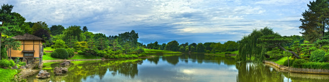 Обои картинки фото природа, парк, панорама