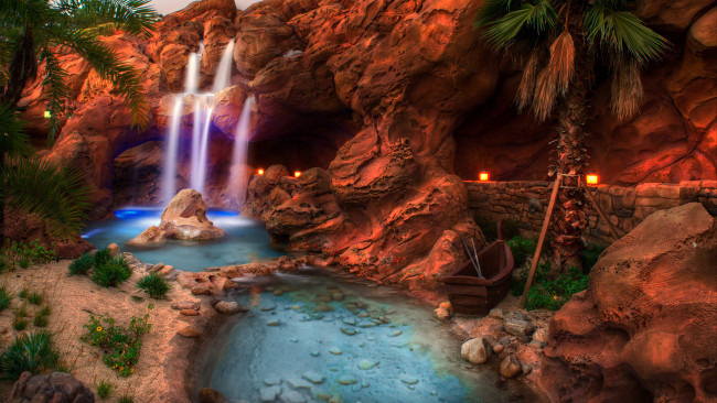 Обои картинки фото природа, водопады, вода, поток