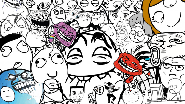 Обои картинки фото рисованные, другое, черт, лица