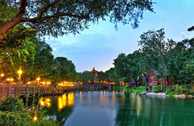 Обои картинки фото природа, парк, озеро