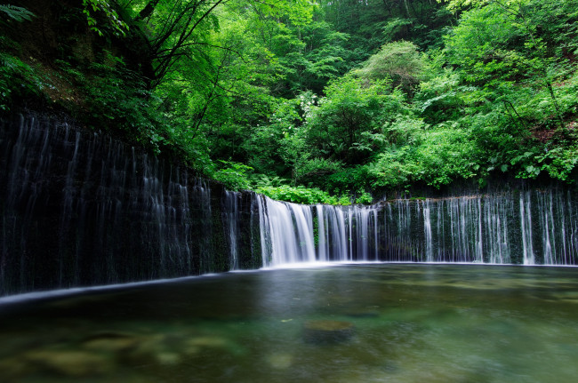 Обои картинки фото природа, водопады, поток, вода