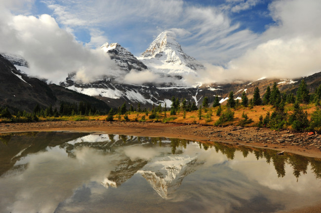 Обои картинки фото природа, реки, озера, горы, пейзаж