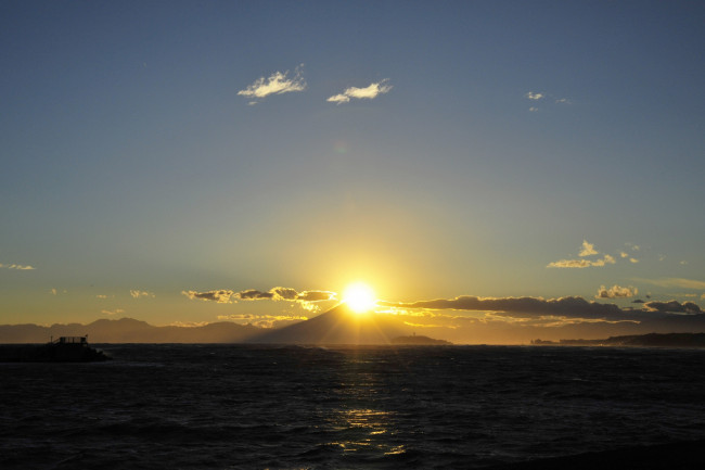 Обои картинки фото природа, восходы, закаты, солнце, гора