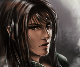 Картинка фэнтези эльфы взгляд арт эльф парень