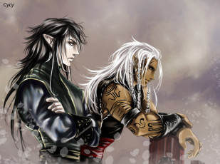 Картинка фэнтези эльфы парни