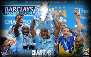 Картинка спорт футбол city чемпионат manchester победа клуб