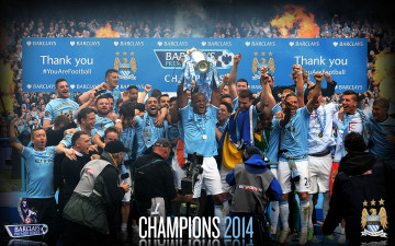 Картинка спорт футбол city manchester клуб чемпионат победа