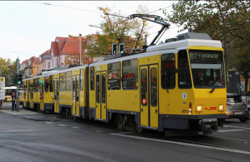 Картинка техника трамваи трамвай рельсы транспорт