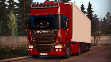 Картинка автомобили 3д тягач седельный грузовик тяжелый