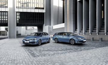 Картинка 2015+toyota+auris+sw автомобили toyota металлик голубой auris