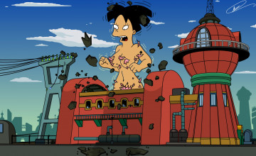 Картинка мультфильмы futurama персонаж