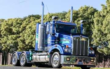 Картинка kenworth автомобили тягач седельный тяжелый грузовик