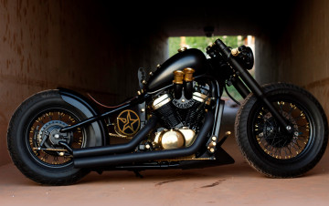 Картинка мотоциклы customs honda hooligan