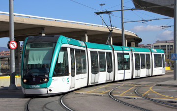 обоя техника, трамваи, трамвай, рельсы, транспорт