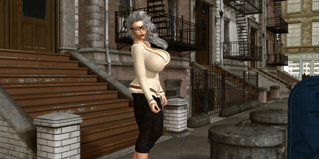 Обои картинки фото 3д графика, люди , people, девушка, взгляд, фон