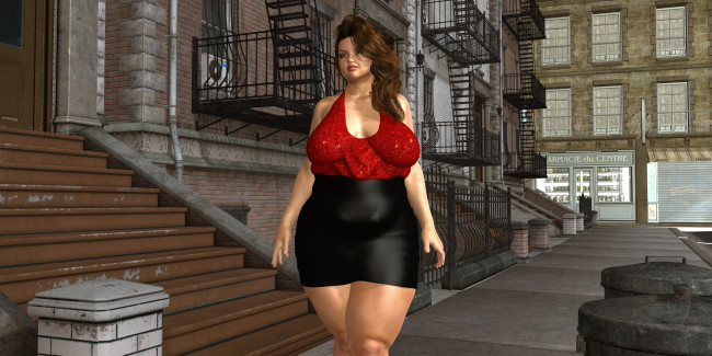 Обои картинки фото 3д графика, люди , people, девушка, взгляд, фон