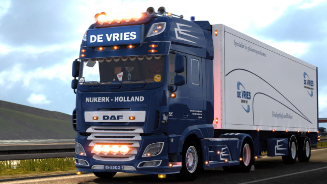 Обои картинки фото автомобили, 3д, тягач, тяжелый, седельный, грузовик