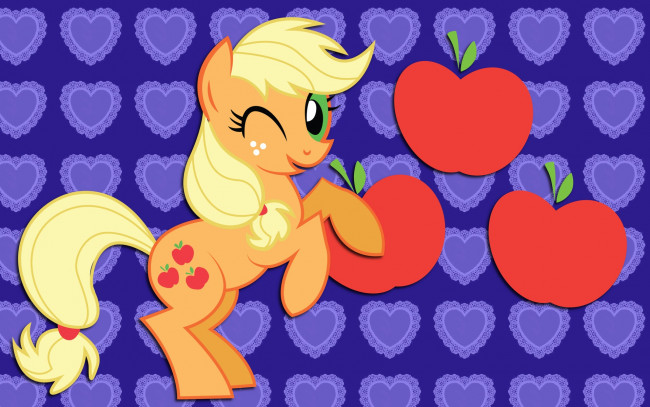 Обои картинки фото мультфильмы, my little pony, пони, фон