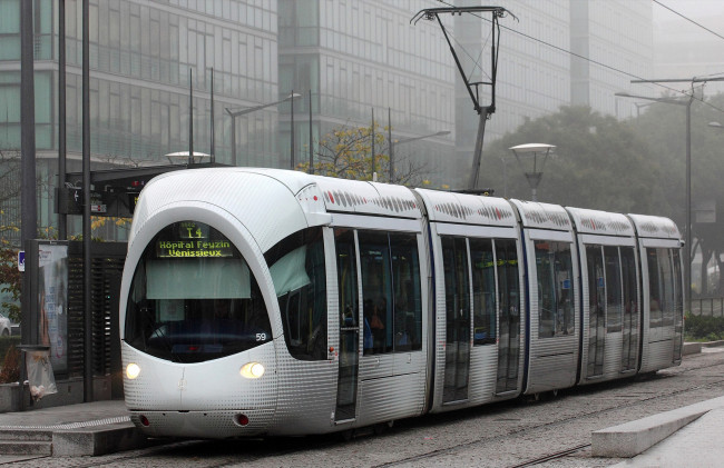 Обои картинки фото техника, трамваи, трамвай, рельсы, транспорт