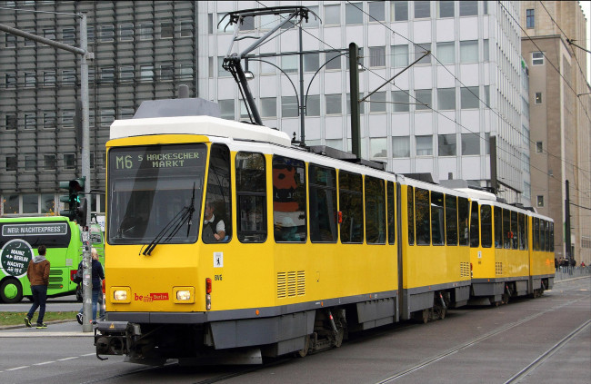 Обои картинки фото техника, трамваи, трамвай, рельсы, транспорт