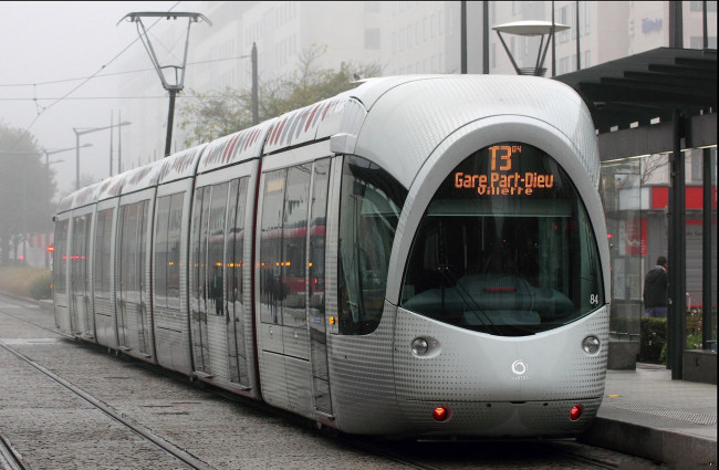 Обои картинки фото техника, трамваи, транспорт, трамвай, рельсы