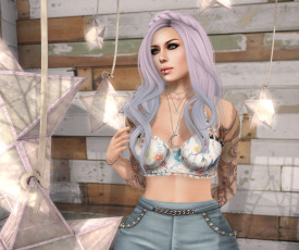 Картинка 3д+графика люди+ people фон взгляд девушка