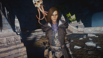 Картинка 3д+графика фантазия+ fantasy взгляд девушка фон