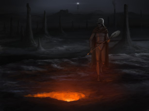 Картинка фэнтези люди иной мир воин доспехи оружие