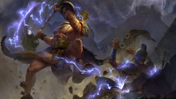 Картинка видео+игры smite ролевая онлайн action