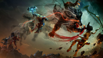 Картинка видео+игры smite ролевая онлайн action