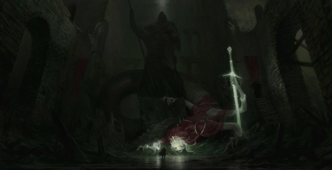 Обои картинки фото фэнтези, нежить, иной, мир, существа, воин