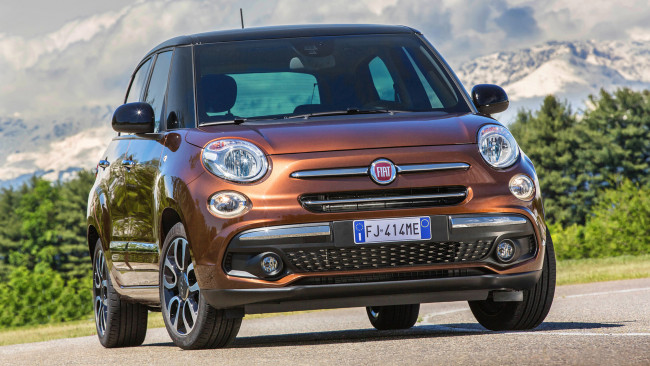 Обои картинки фото fiat 500l cross 2018, автомобили, fiat, 2018, 500l, cross