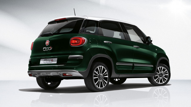 Обои картинки фото fiat 500l cross 2018, автомобили, fiat, cross, 500l, 2018