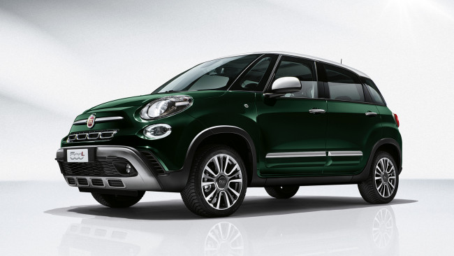 Обои картинки фото fiat 500l cross 2018, автомобили, fiat, cross, 500l, 2018