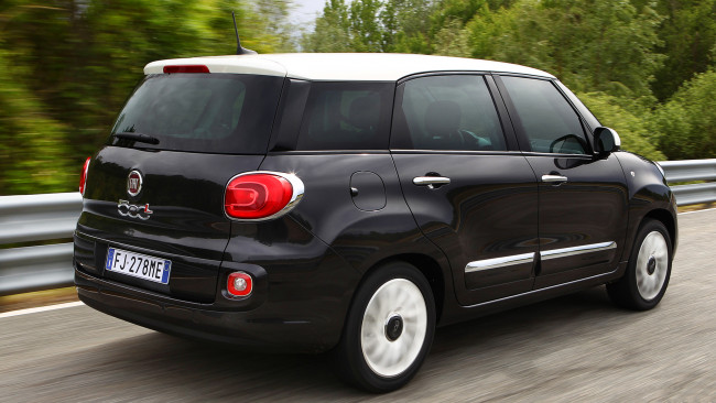 Обои картинки фото fiat 500l wagon 2018, автомобили, fiat, wagon, 500l, 2018
