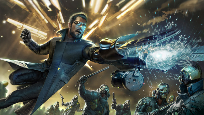 Обои картинки фото видео игры, deus ex,  mankind divided, action, шутер, deus, ex, mankind, divided