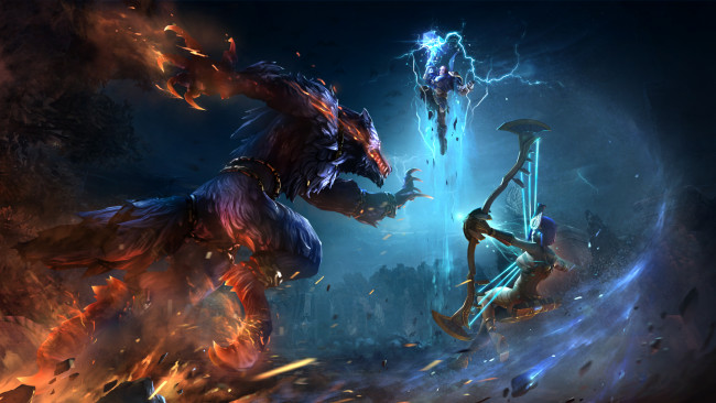 Обои картинки фото видео игры, smite, ролевая, онлайн, action