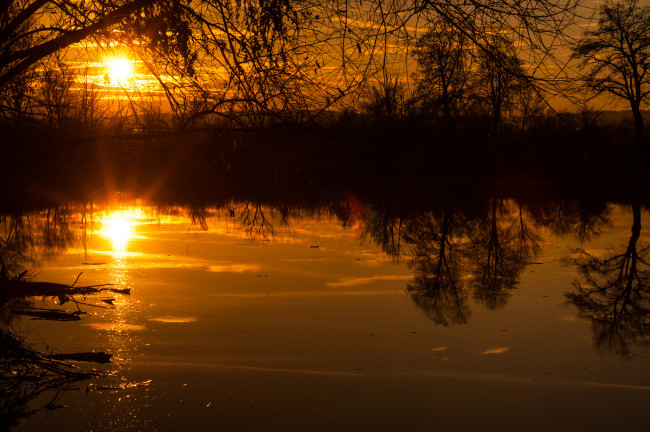 Обои картинки фото природа, восходы, закаты, рассвет