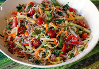 Картинка еда макаронные+блюда паста спагетти черри томаты помидоры