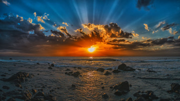 Картинка природа восходы закаты простор