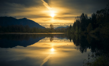 Картинка природа восходы закаты простор