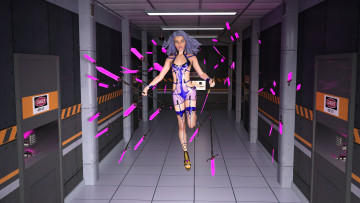 Картинка 3д+графика фантазия+ fantasy фон взгляд девушка